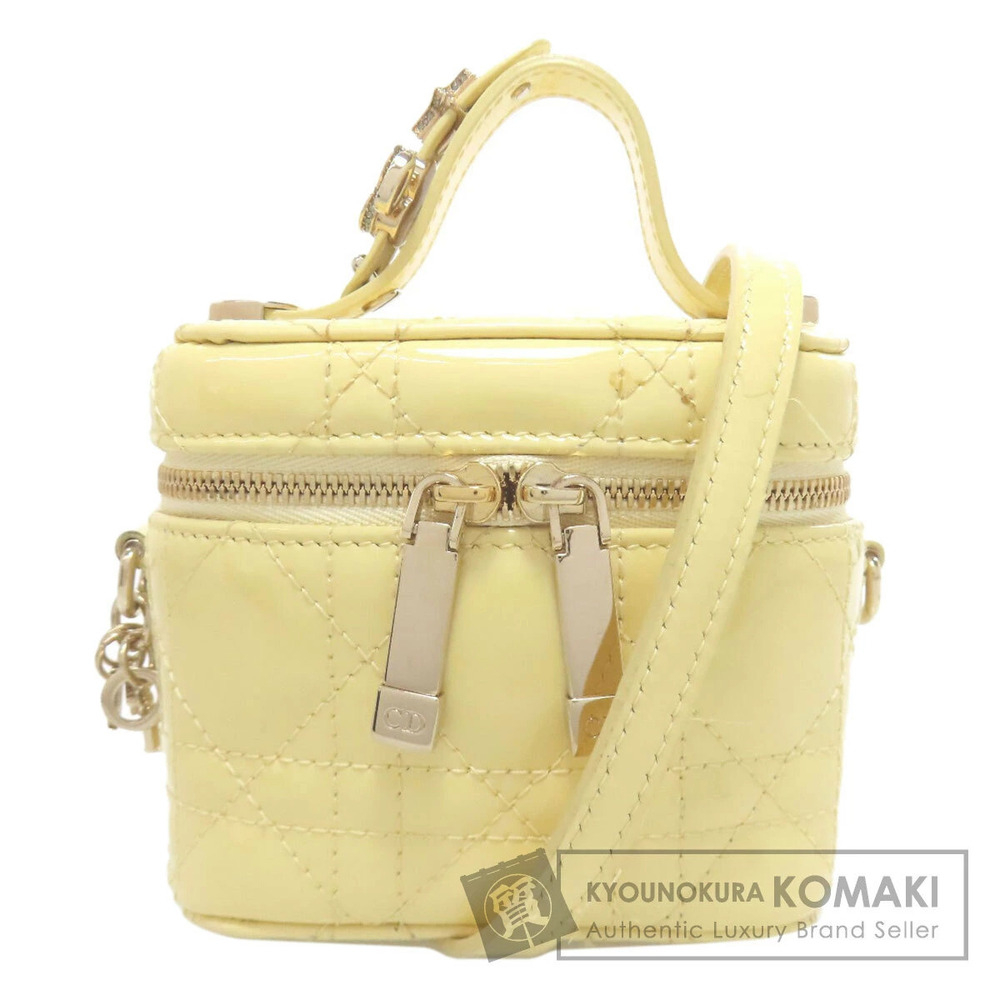 Christian Dior Vanity Bag Handbag Enamel